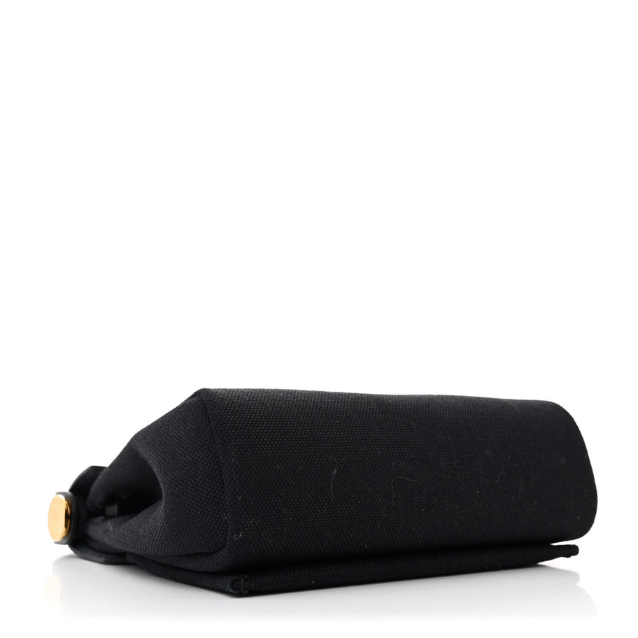 Hermes Military Toile Vache Hunter Herbag Zip Retourne 20 Black Image 4