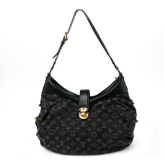 Louis Vuitton Denim Mahina S Black Image 1