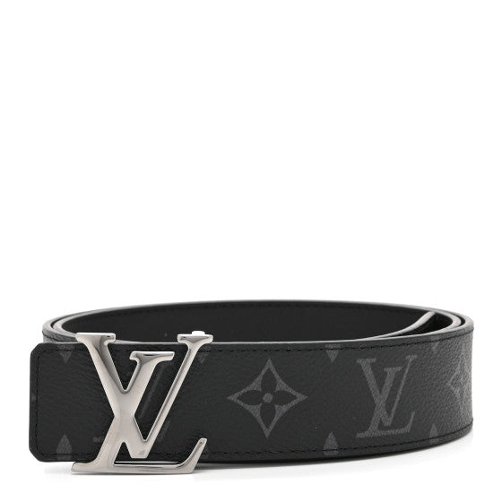 Louis Vuitton Calfskin Monogram Eclipse 35mm LV Initiales Reversible Belt 85 34 Image 1