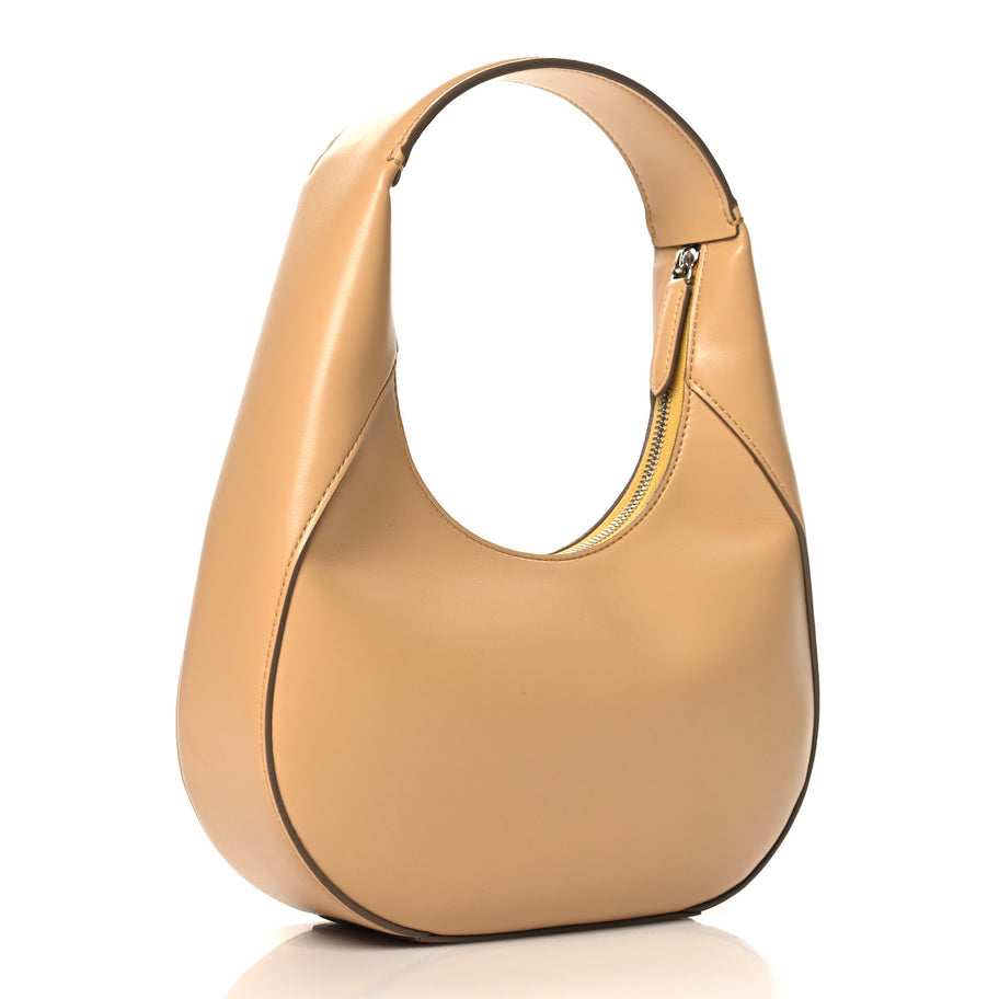 Stella McCartney Eco Alter Nappa Perforated Logo Small Hobo Cornflake Image 3