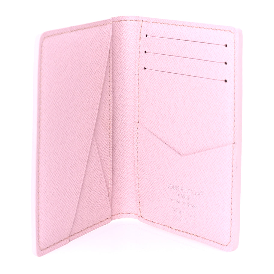 Louis Vuitton Monogram Paris Tokyo Pocket Organizer NM Pink Image 5