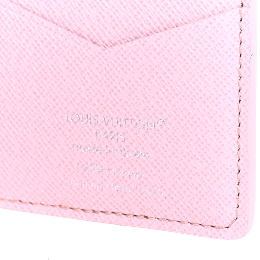 Louis Vuitton Monogram Paris Tokyo Pocket Organizer NM Pink Image 6