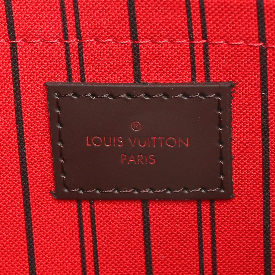 Louis Vuitton Damier Ebene Neverfull MM GM Pochette Image 6