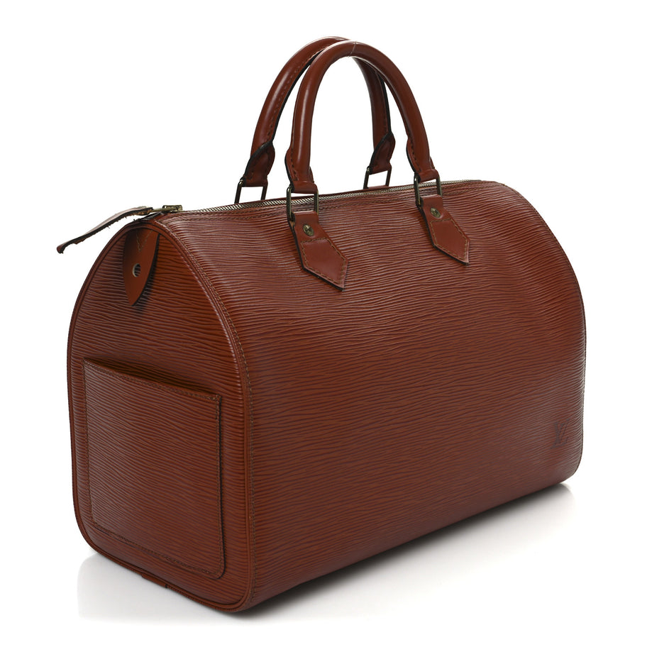 Louis Vuitton Epi Speedy 30 Kenyan Kenyan Fawn Image 3