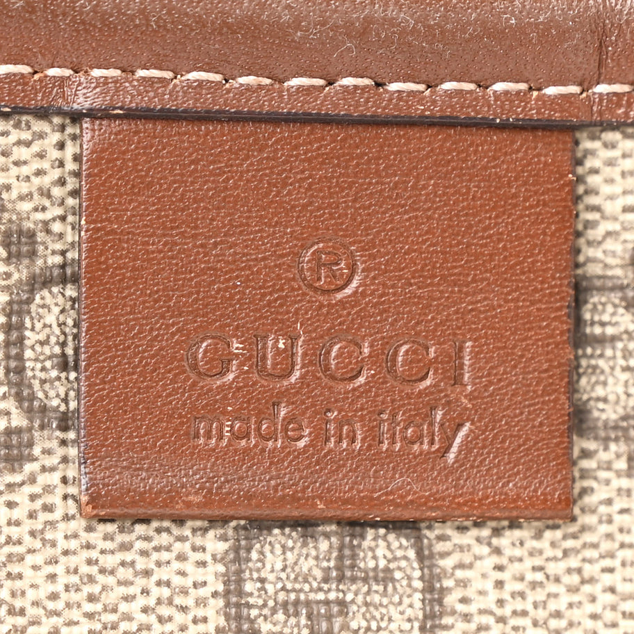 Gucci GG Plus Monogram Medium Signature Web Loop Tote Brown Image 6