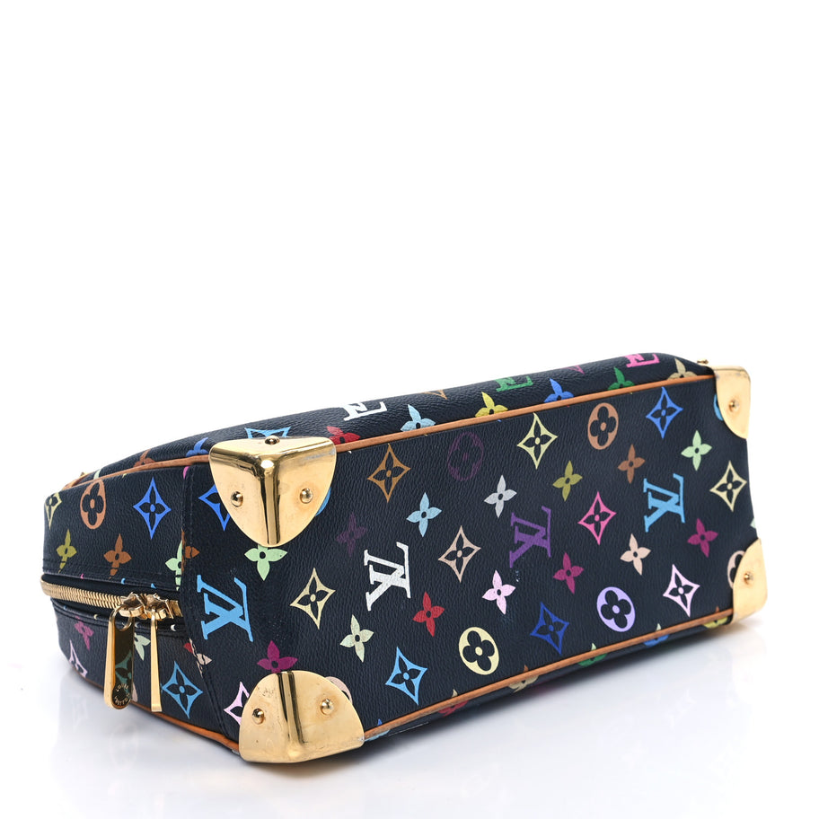 Louis Vuitton Monogram Multicolor Trouville Black Image 3