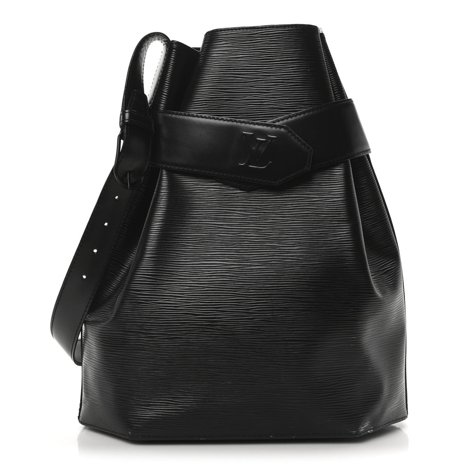 Louis Vuitton Epi Sac D'epaule Black Image 1
