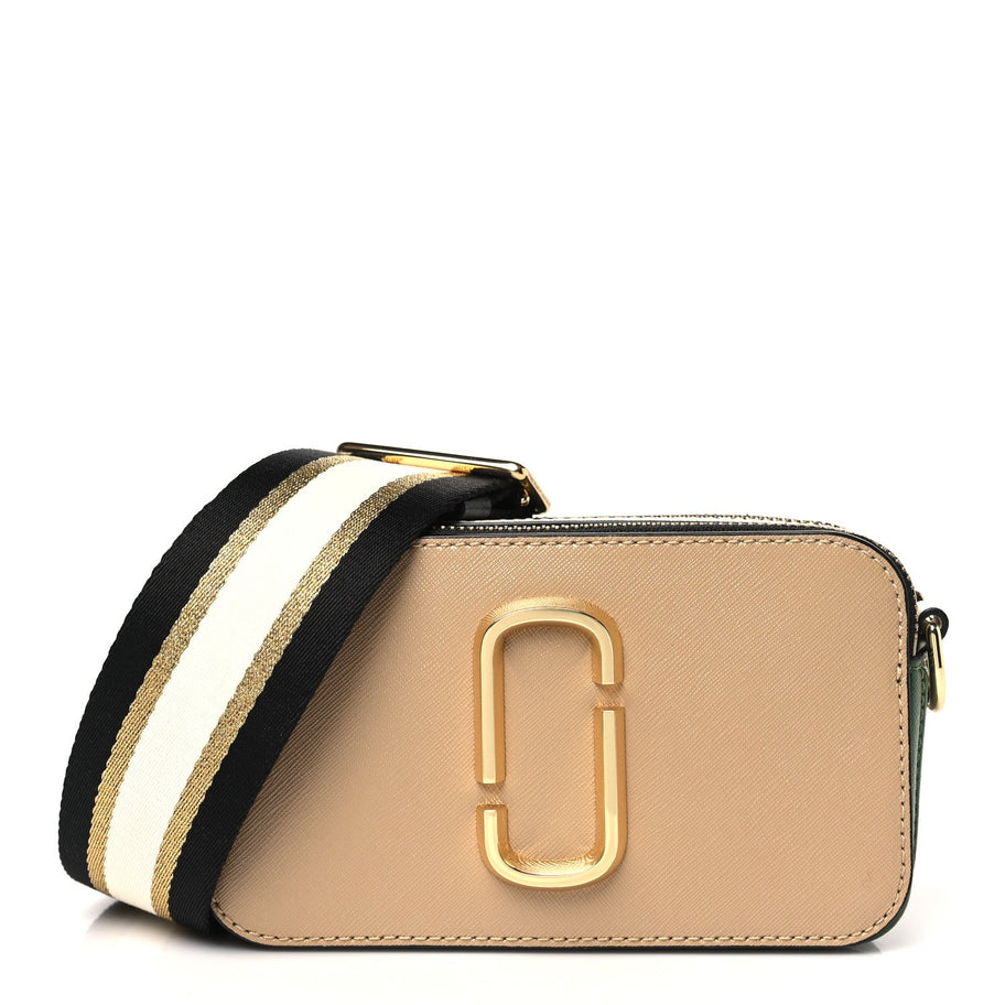 Marc Jacobs Saffiano Small Snapshot Camera Bag Sand Castle Multicolor Image 1