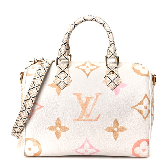 Louis Vuitton Monogram Giant By The Pool 2.0 Speedy Bandouliere 25 Beige Image 1