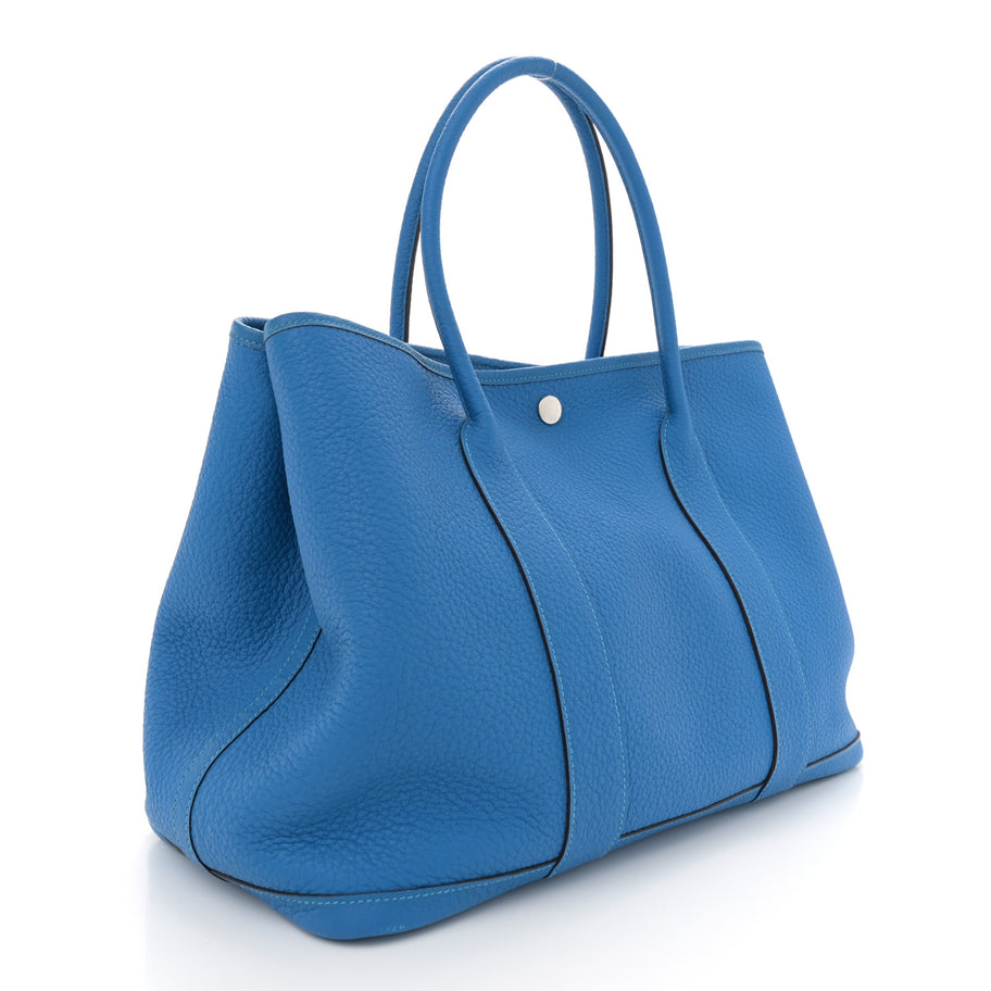 Hermes Negonda Garden Party Tote 36 MM Bleu Hydra Image 3