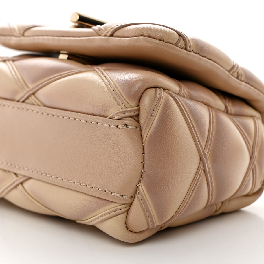 Louis Vuitton Lambskin Malletage Pico GO-14 Pink Image 9