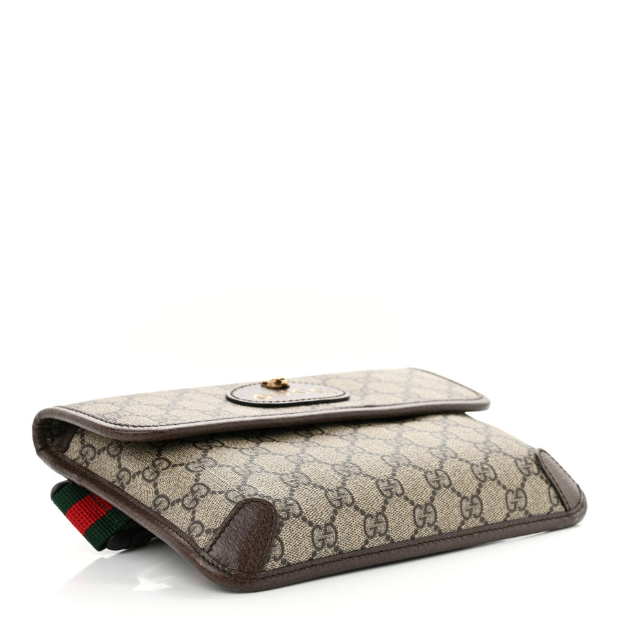 Gucci GG Supreme Monogram Neo Vintage Web Belt Bag Brown Image 4