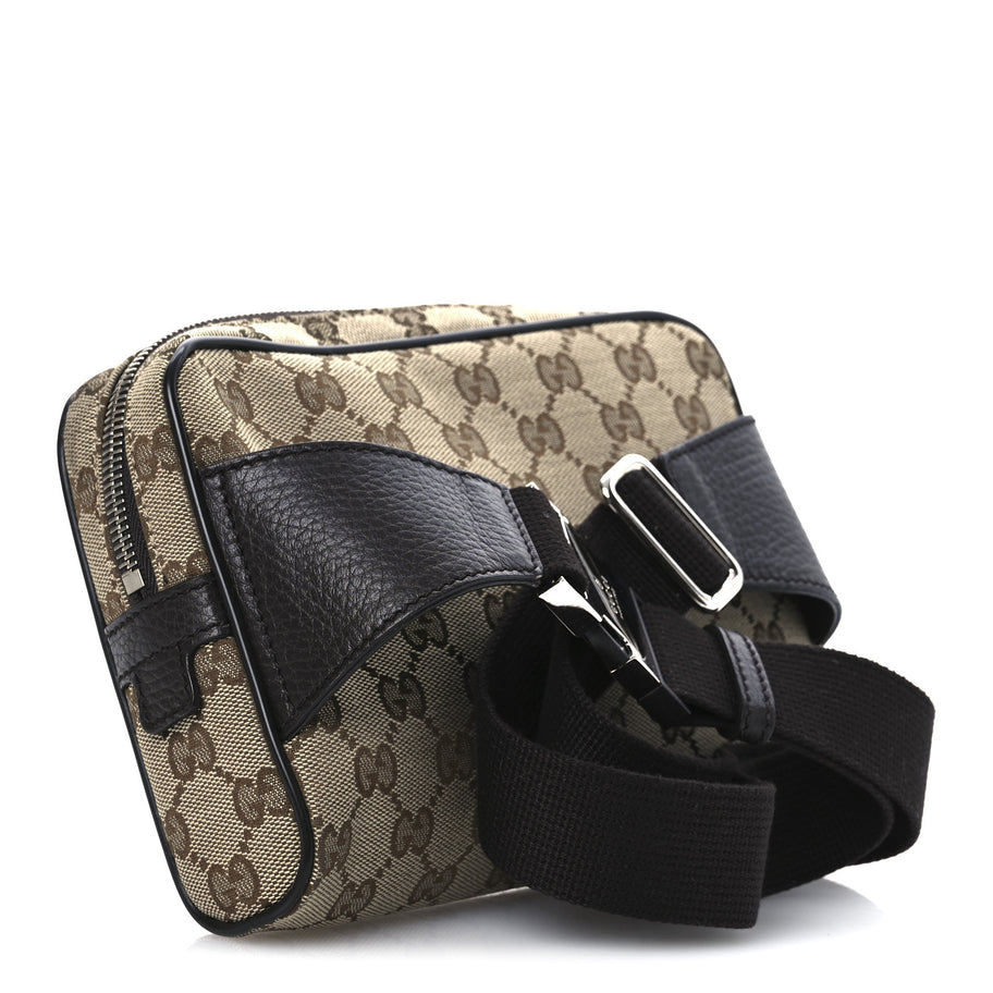 Gucci Monogram Belt Bag Dark Brown Image 3