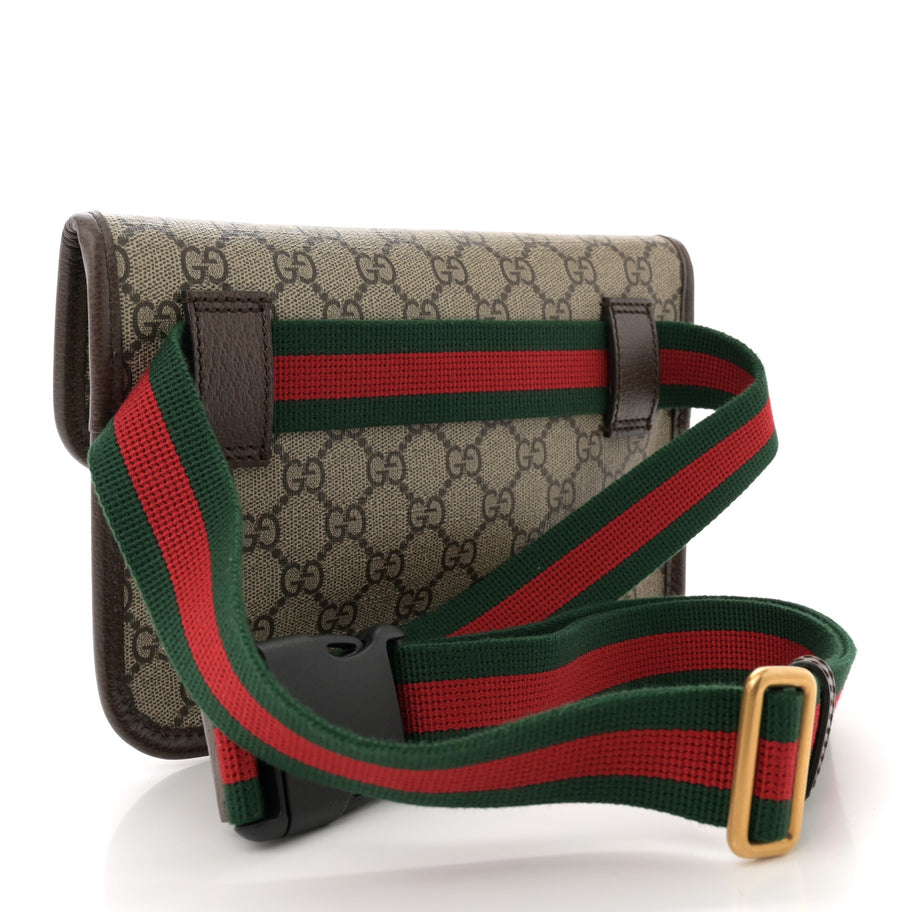 Gucci GG Supreme Monogram Neo Vintage Web Belt Bag Brown Image 3