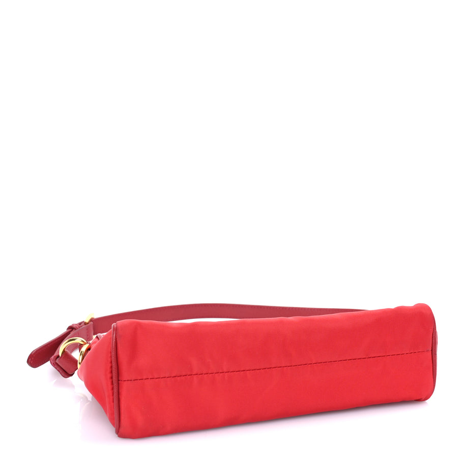 Prada Tessuto Nylon Small Shoulder Bag  Rosso Image 3