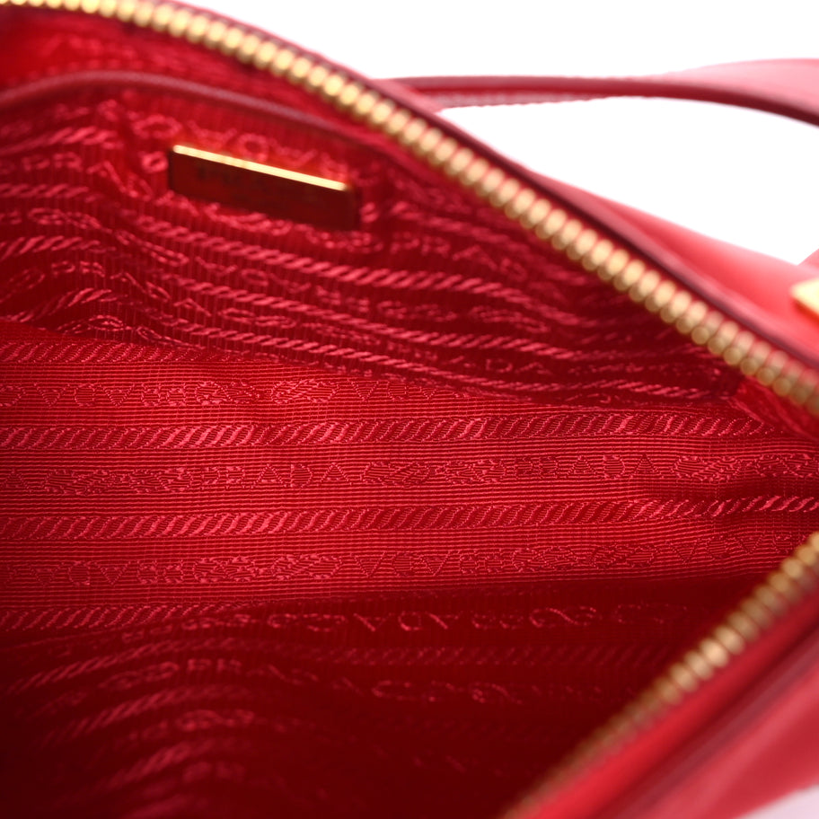 Prada Tessuto Nylon Small Shoulder Bag  Rosso Image 4