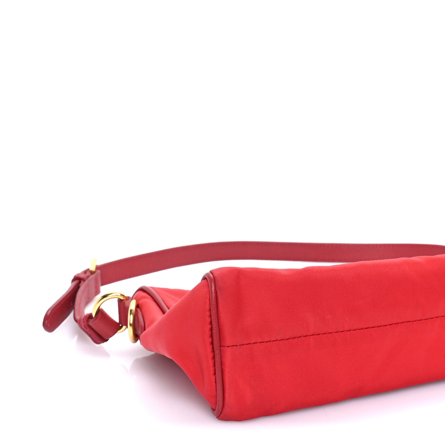 Prada Tessuto Nylon Small Shoulder Bag  Rosso Image 7