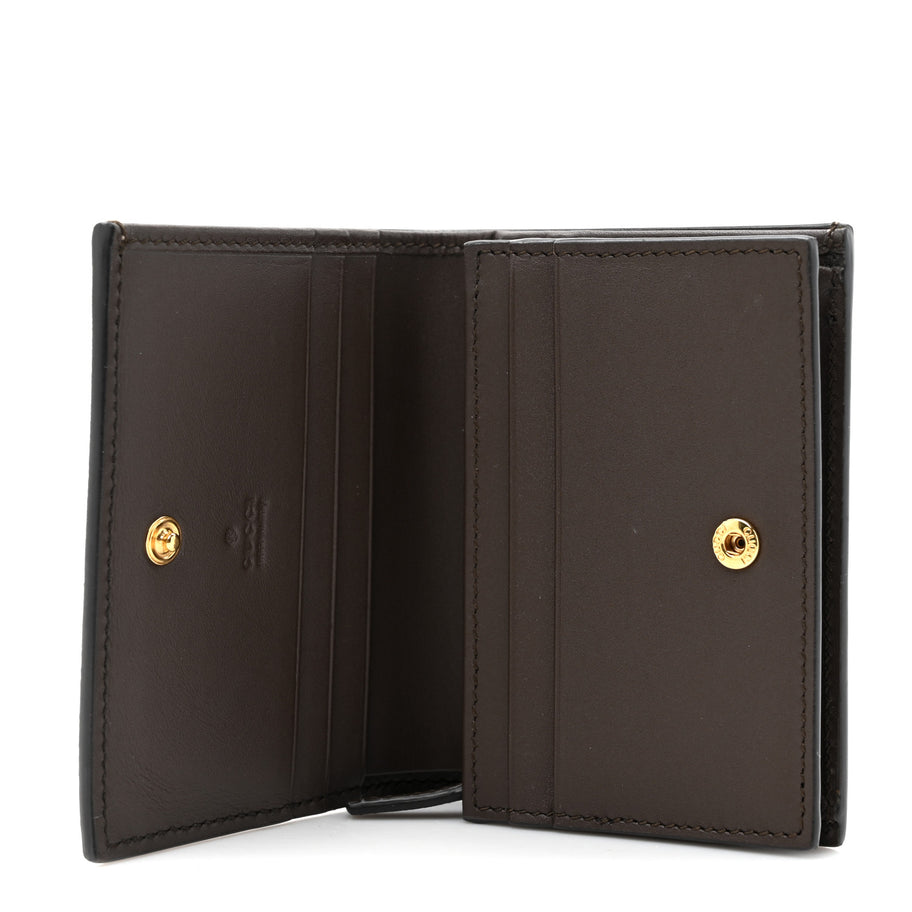 Gucci GG Supreme Monogram Card Case Beige Image 5