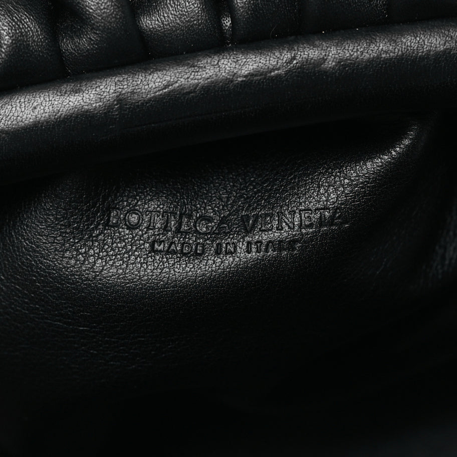 Bottega Veneta Butter Calfskin The Mini Pouch Black Image 6