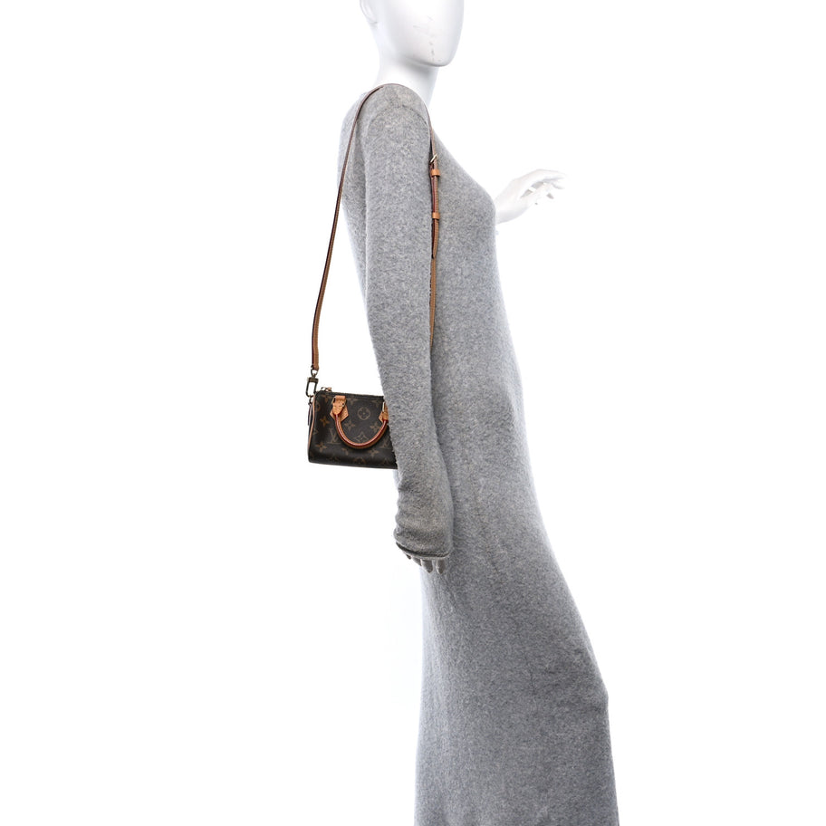 Louis Vuitton Monogram Nano Speedy Bandouliere Image 2