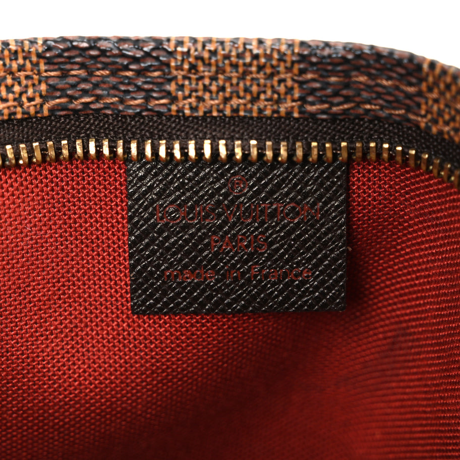 Louis Vuitton Damier Ebene Trousse Make Up Bag Pochette Image 6