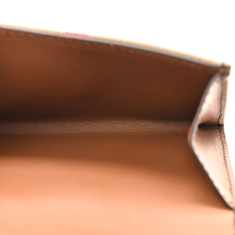 Burberry House Check Luna French Wallet Brown Image 7