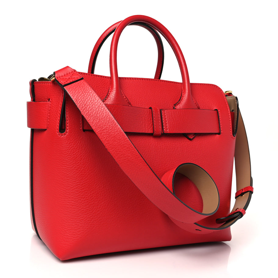 Burberry Soft Grain Calfskin Small Belt Bag Marais Bright Military Red Image 3