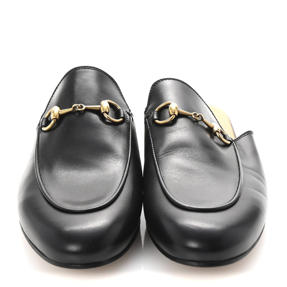 Gucci Calfskin Womens Princetown Slippers 37 Black Image 3