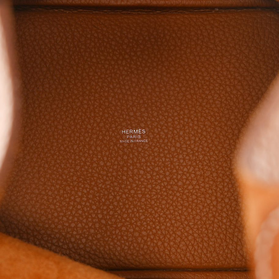 Hermes Taurillon Clemence Picotin Lock 22 MM Gold Image 5