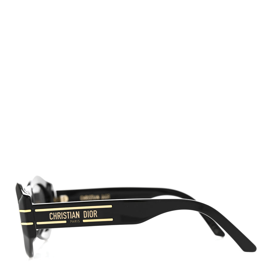 Christian Dior Acetate DiorSignature B1U Butterfly Sunglasses Black Image 3