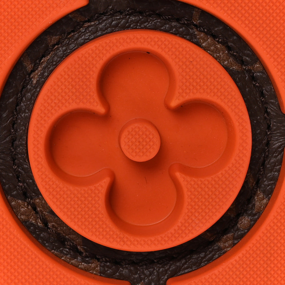 Louis Vuitton Monogram Macassar LV Driver Moccasin Loafers Orange Image 7