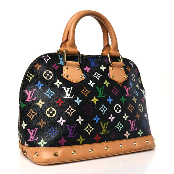 Louis Vuitton Monogram Multicolor Alma Black Image 3