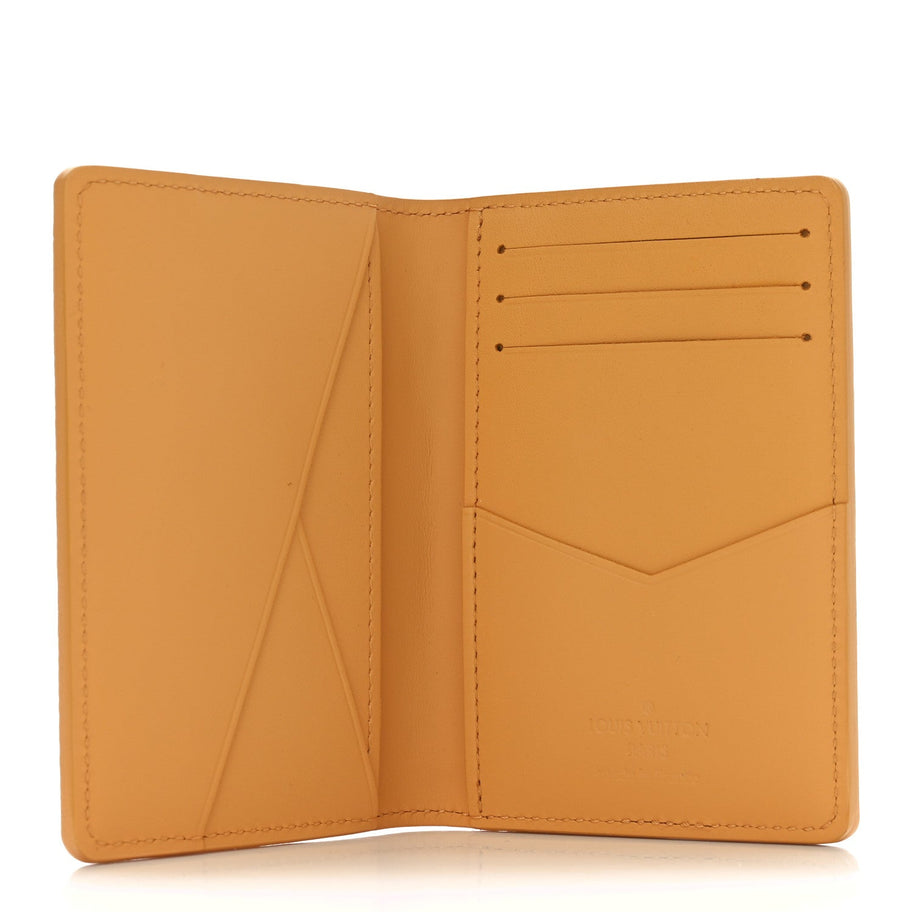 Louis Vuitton Grained Calfskin Aerogram Pocket Organizer Safran Image 5