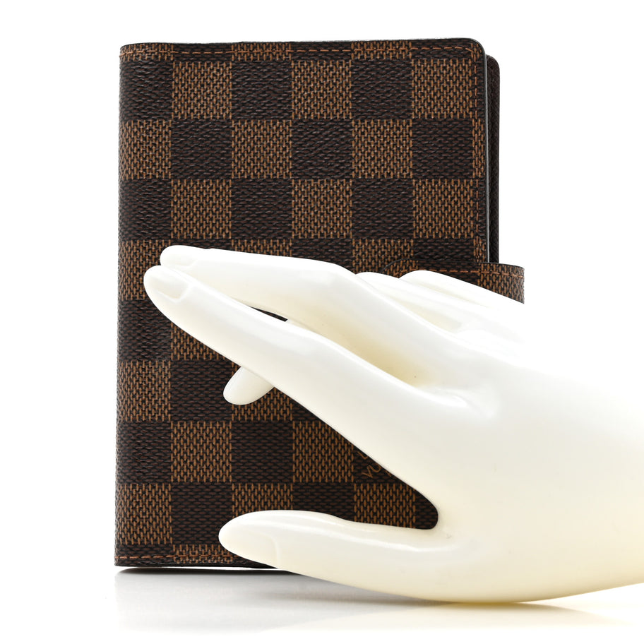 Louis Vuitton Damier Ebene Small Ring Agenda Cover Image 2