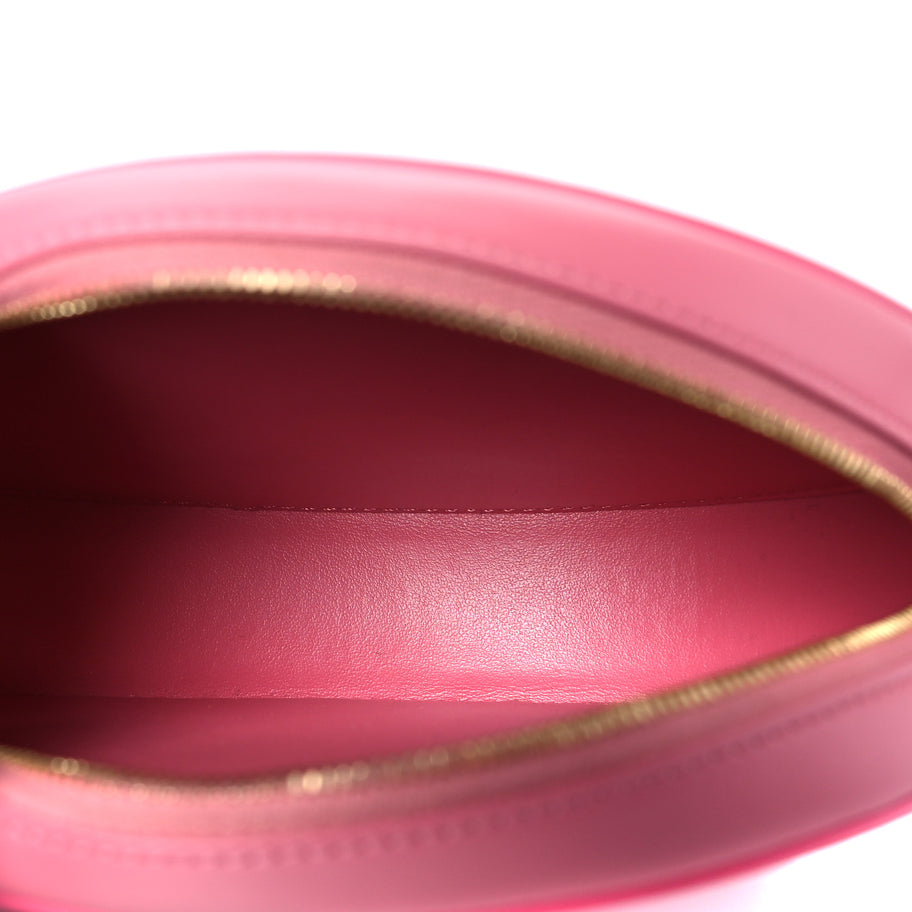 Celine Smooth Calfskin Cuir Triomphe Oval Purse Crossbody Lipstick Image 5