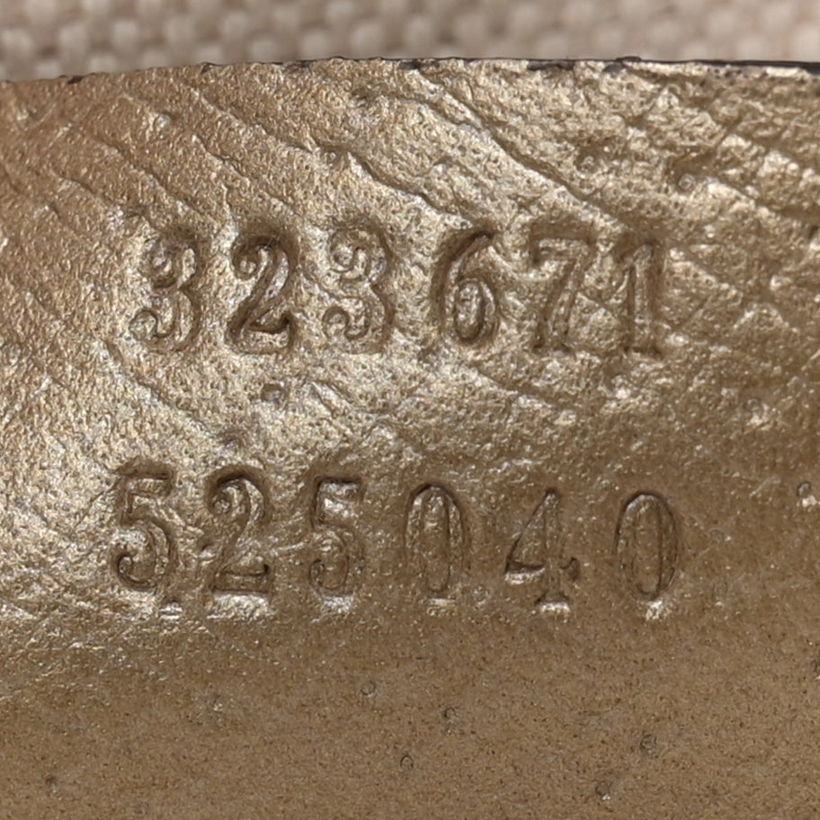 Gucci Monogram Medium Bree Zippered Tote Beige Golden Beige Image 7