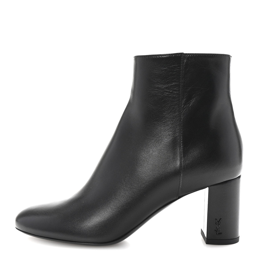Saint Laurent Nappa Vendome Loulou Ankle Zip Boot 36.5 Black Image 1