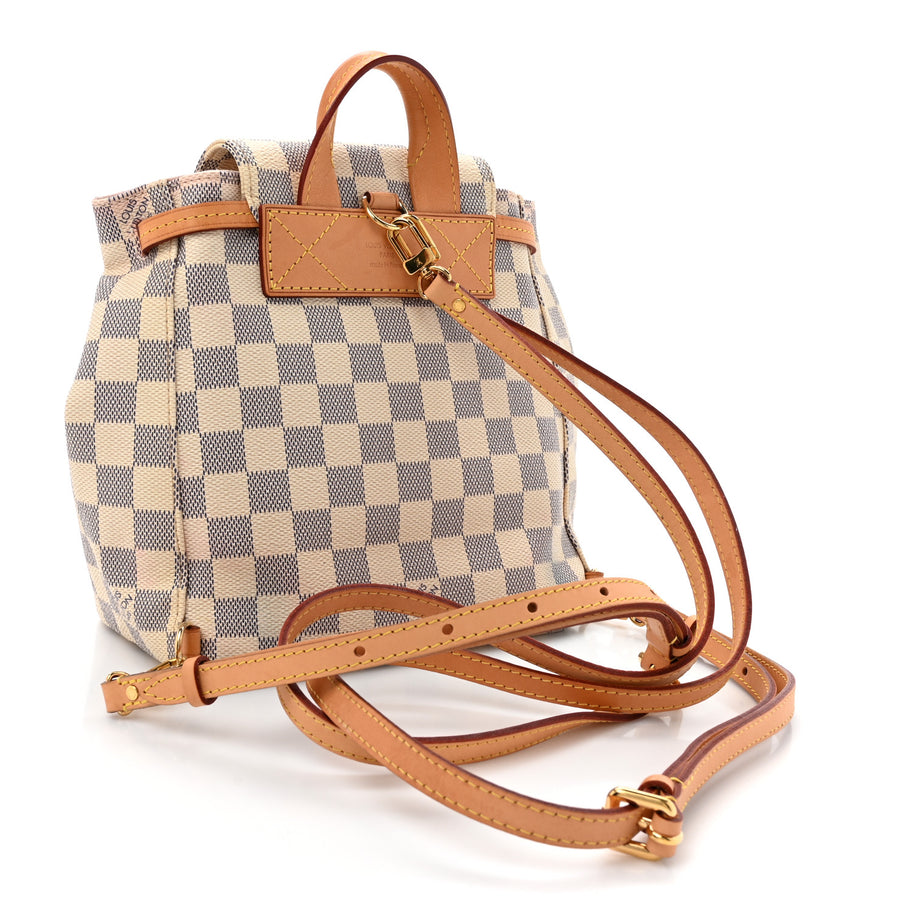 louis vuitton bulletproof backpack Louis Vuitton Damier Azur Sperone BB Backpack