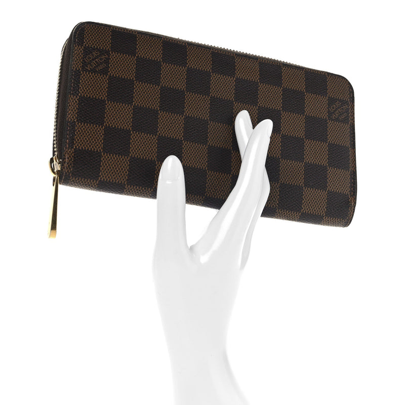  Louis Vuitton Damier Ebene Zippy Wallet