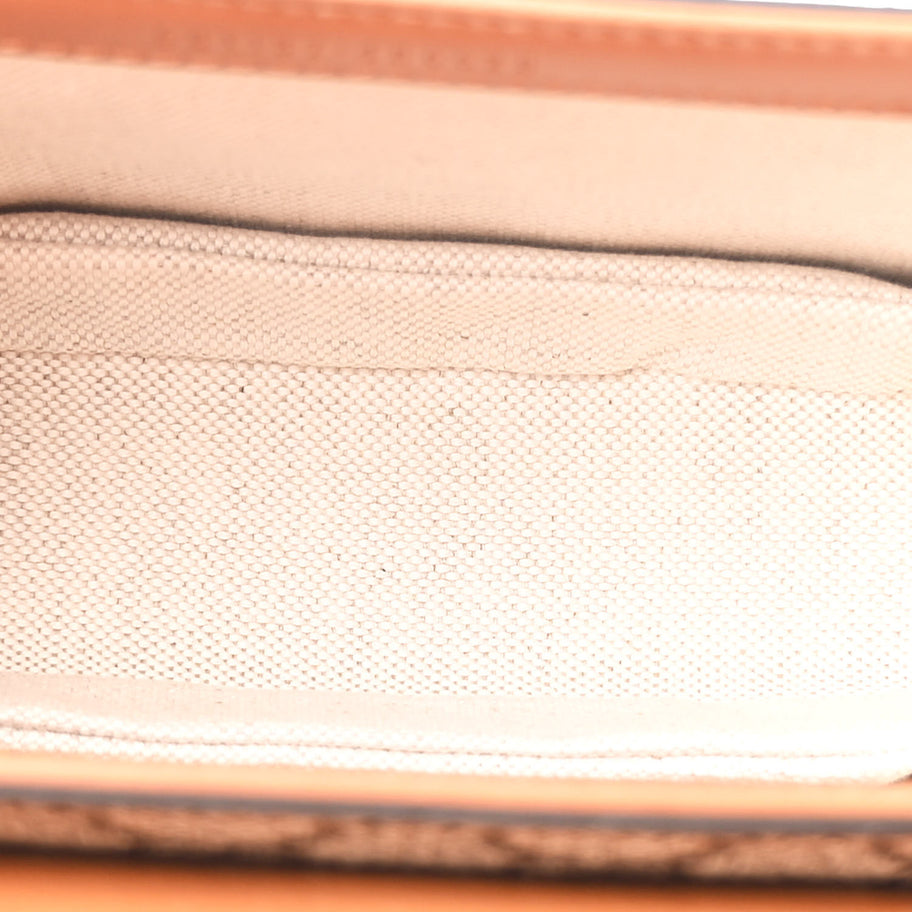 Gucci GG Supreme Monogram Web Bamboo Mini 1947 Belt Bag 85 34  Beige Image 5