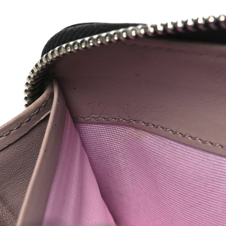 Prada Saffiano Metal Zip Around Wallet Black Image 7