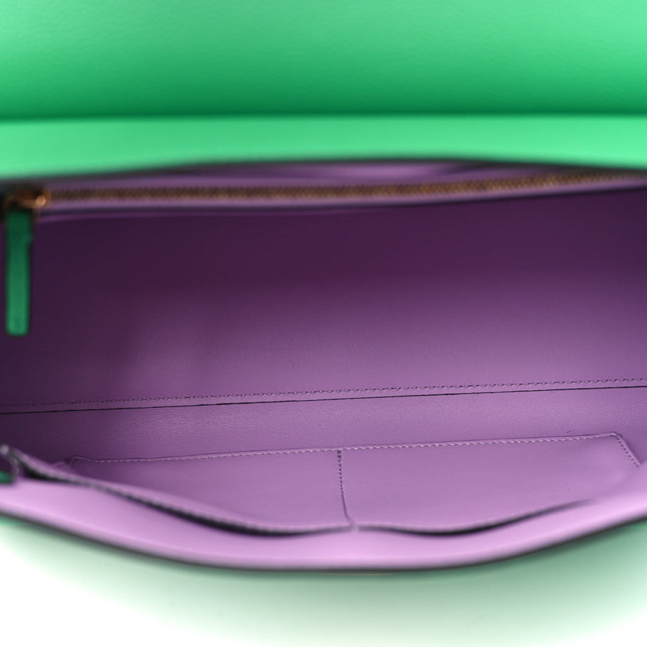 Versace Calfskin Large La Medusa Bag Green Image 5