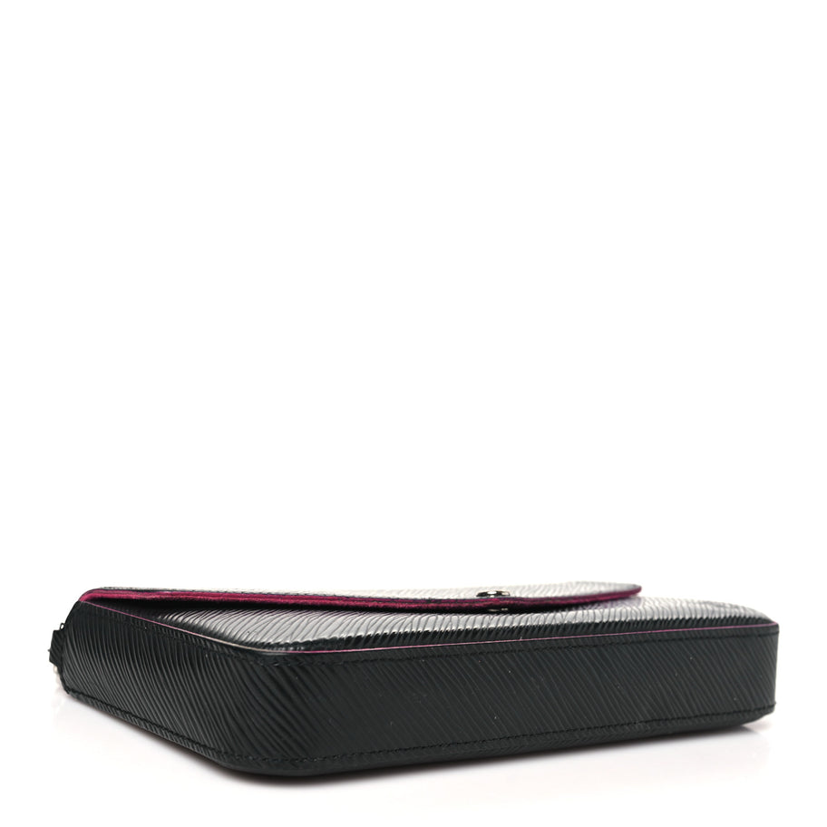 Louis Vuitton Epi Pochette Felicie Black Hot Pink Image 5