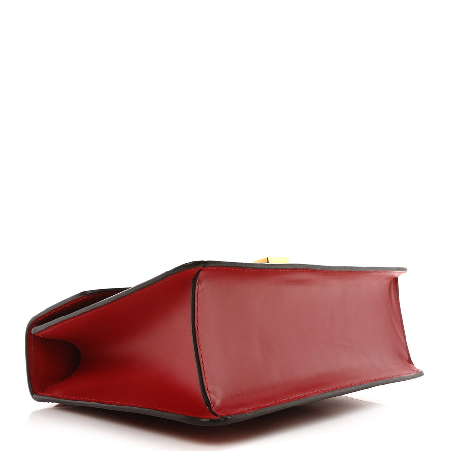 Gucci Calfskin Small Sylvie Shoulder Bag Hibiscus Red Image 4