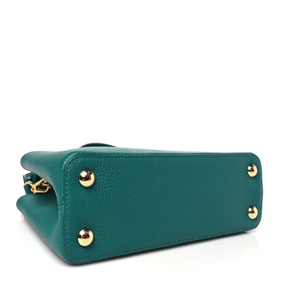 Louis Vuitton Taurillon Capucines BB Emerald Image 4