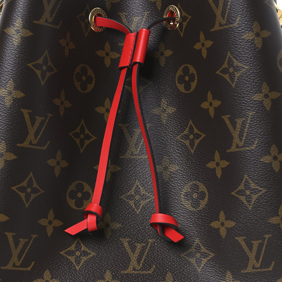 Louis Vuitton Monogram Neonoe MM Coquelicot Image 6