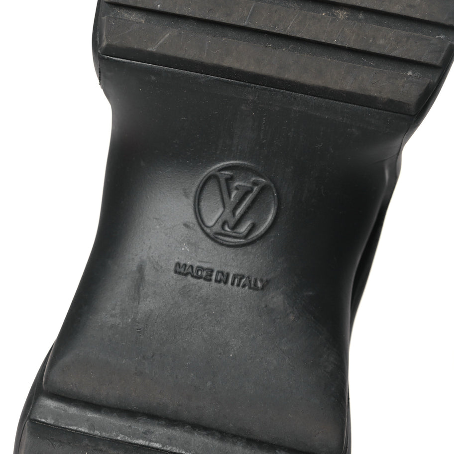 Louis Vuitton Calfskin Patent Monogram LV Archlight Sneakers Black Image 7