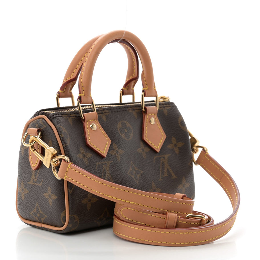 Louis Vuitton Monogram Nano Speedy Bandouliere Image 3