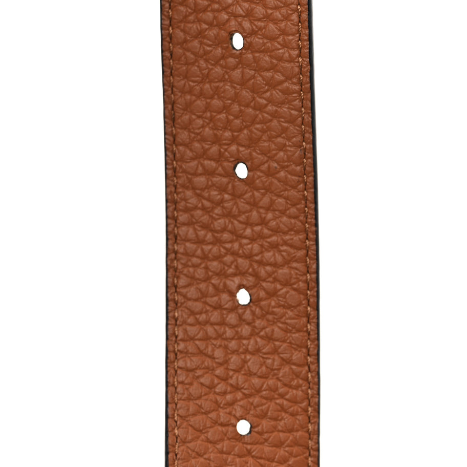 Louis Vuitton Taurillon Calfskin 30mm LV Initiales Reversible Belt Black Image 4