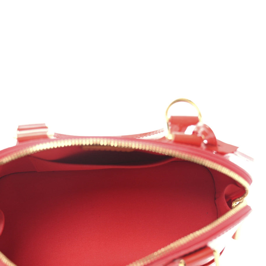 Louis Vuitton Vernis Alma BB Rose Litchi Image 5